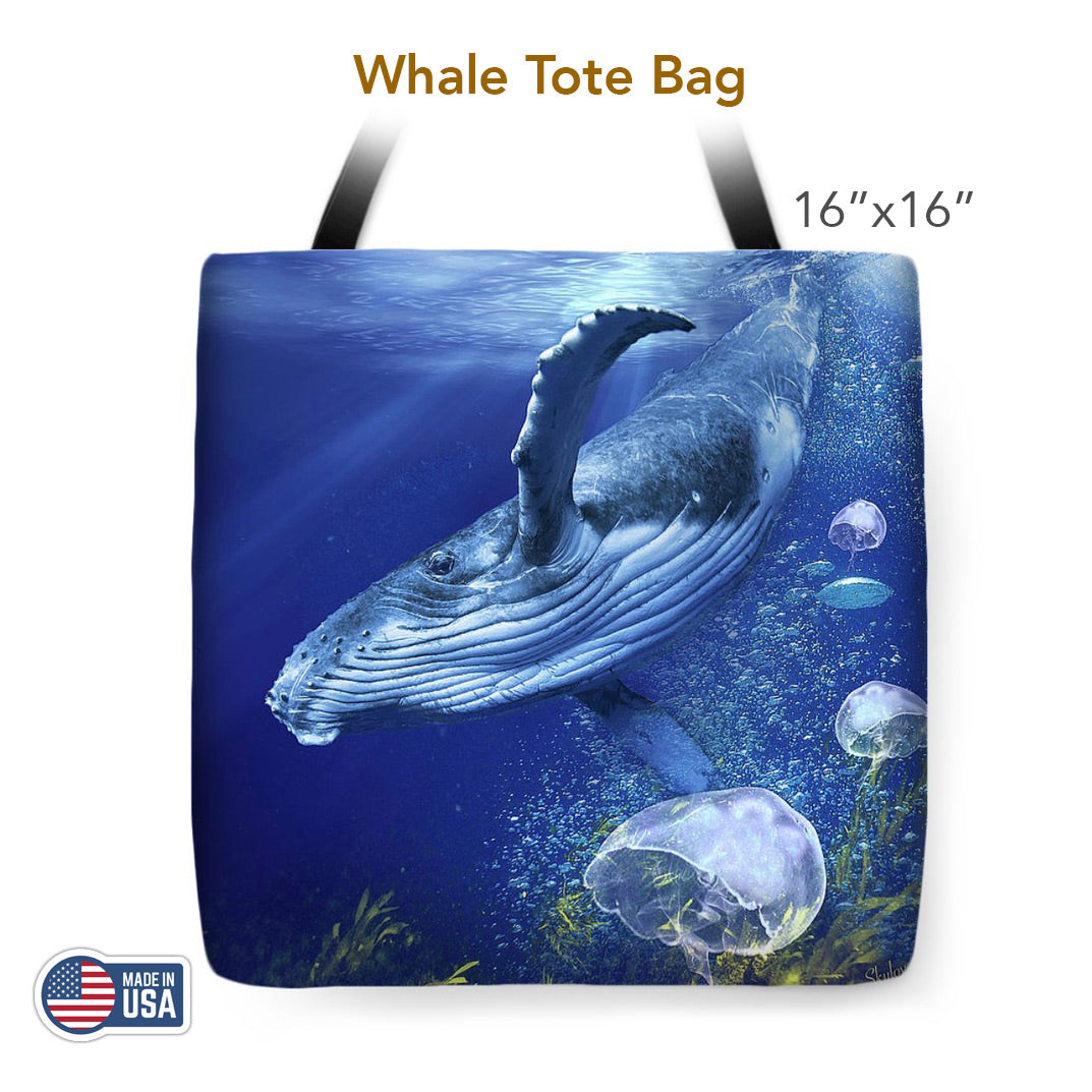 Whale Tote Bag