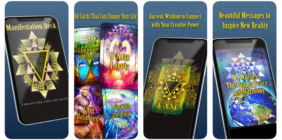 Manifestation Deck app — daily affirmation cards, Musical Meditations, and mindfulness practice by SkyloveArt