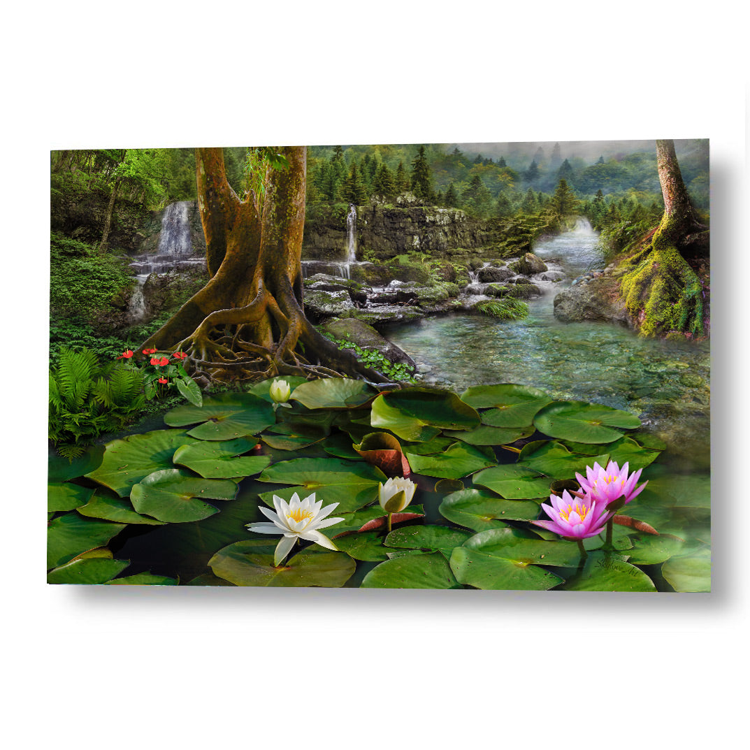 Lotus Pond by SkyloveArt