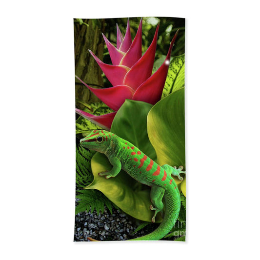 Gecko Beach Towel