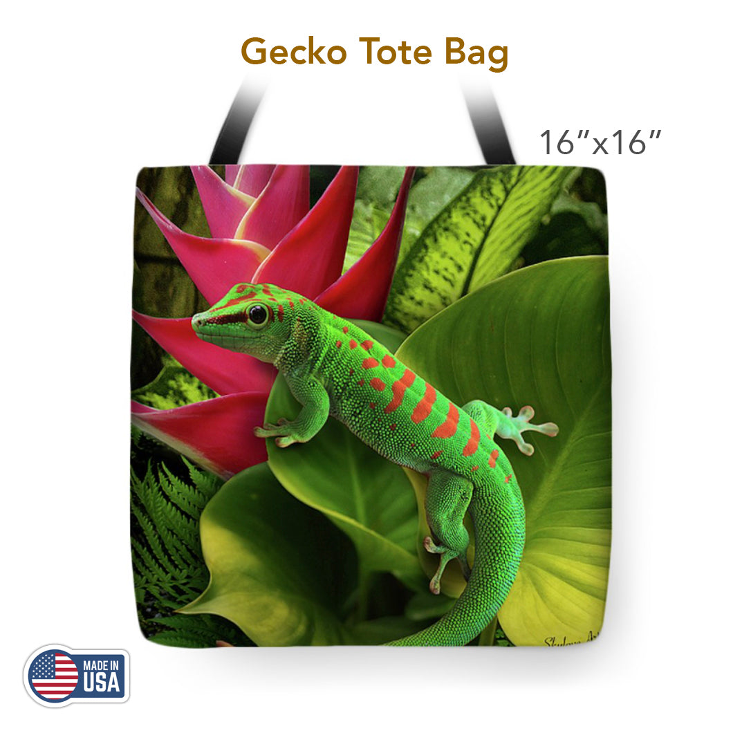 Gecko Tote Bag