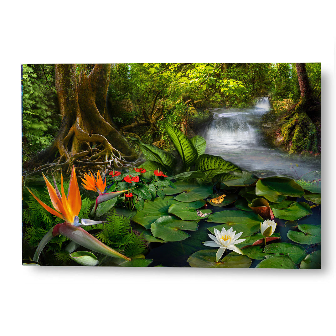 Lotus Pond #3 by SkyloveArt