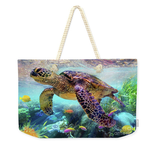 Turtle Weekender Tote Bag